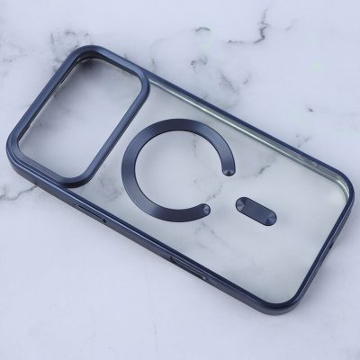 قاب ژله ای مگ سیف مخصوص آیفون ۱۷ رنگ سرمه ای