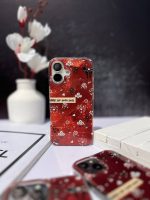 کاور طرح شکوفه قرمز گوشی آیفون 12 پرومکس - Image 2