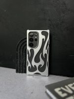 قاب طرح شعله Black Flame گوشی سامسونگ S24 الترا - Image 2