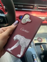 قاب Cartier طرح پلنگی گوشی آیفون 12 پرومکس - Image 2