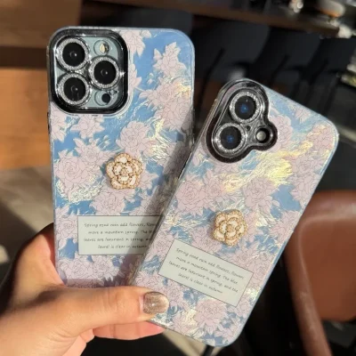 قاب گوشی CHANNEL FLOWER مخصوص آیفون