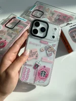 قاب گوشی آیفون شفاف آنتی شوک مدل استارباکس 7PLUS/8PLUS