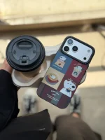 قاب طرح Puppy Love Coffee گوشی آیفون 13 پرو - Image 2